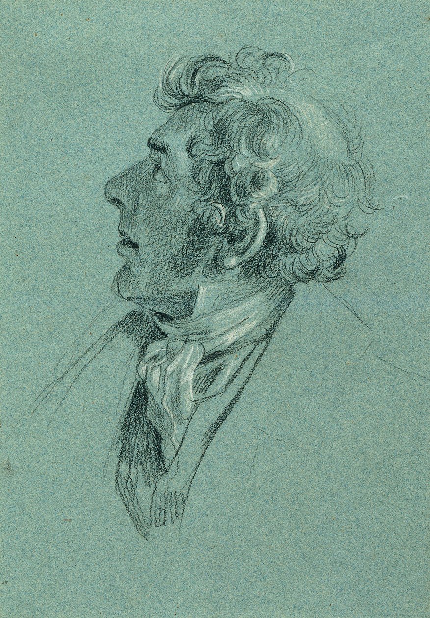 Estudo principal sobre "Regresso do Imperador Franz de Pressburg" de Johann Peter Krafft