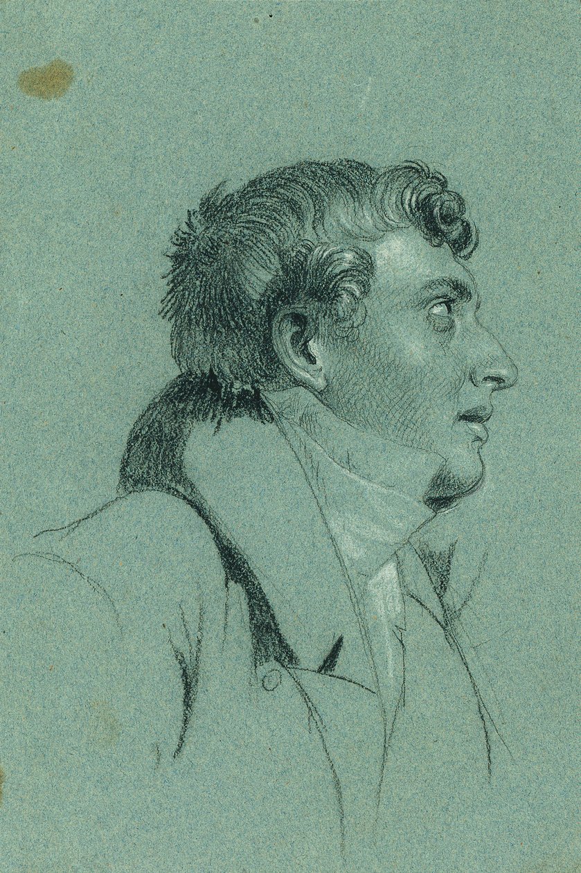 Estudo principal para "Retorno do Imperador Franz de Pressburg" de Johann Peter Krafft