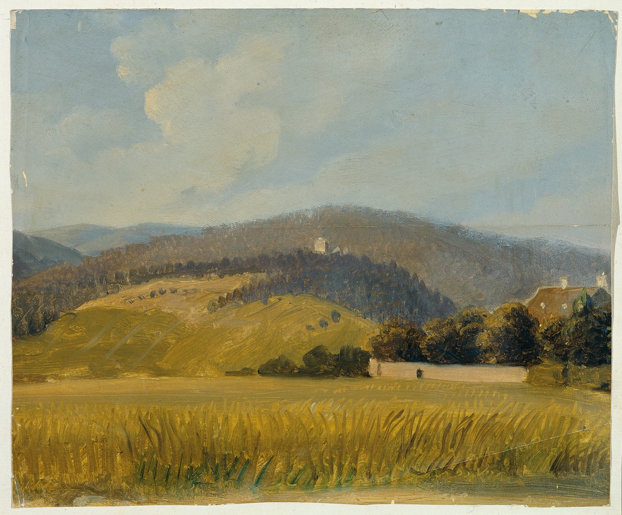Paisagem perto de Baden de Johann Peter Krafft