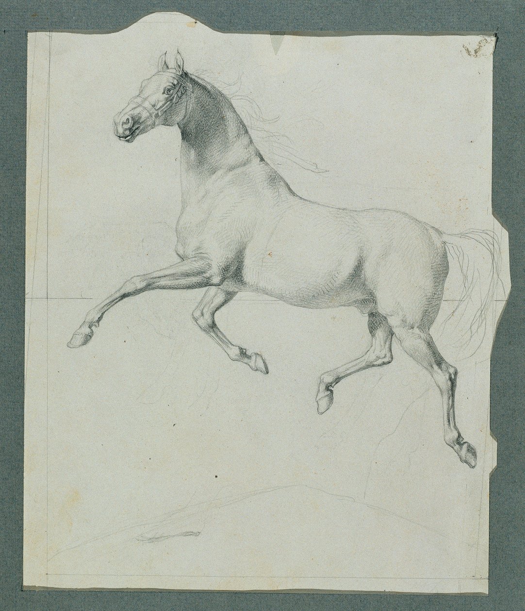 Estudo do cavalo sobre "Rüdiger e Angelika de Johann Peter Krafft