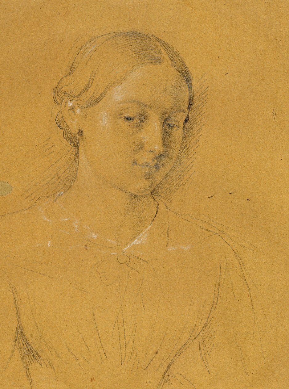 estudo de uma menina de Johann Peter Krafft