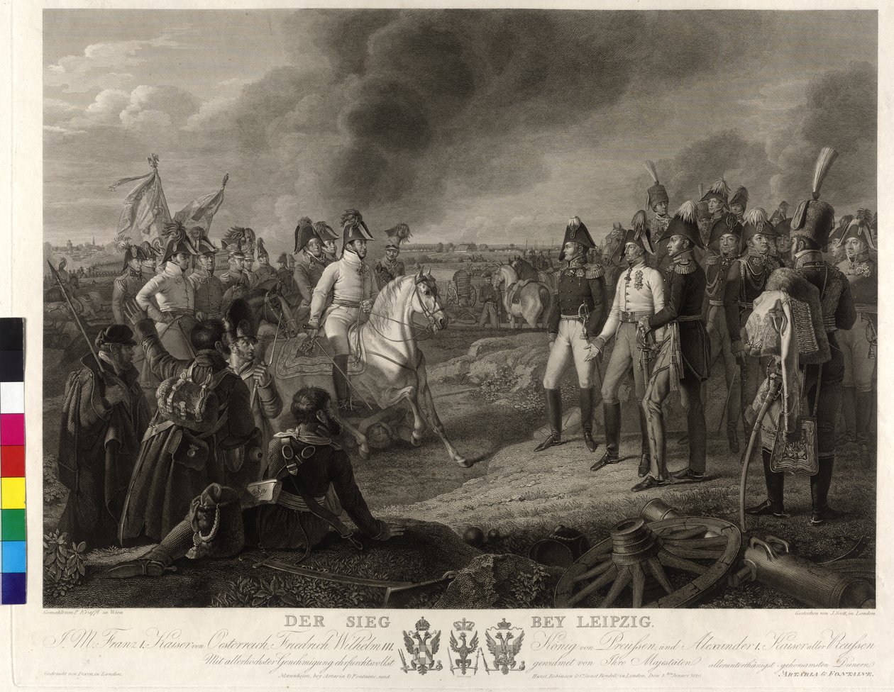 A vitória em Leipzig de Johann Peter Krafft