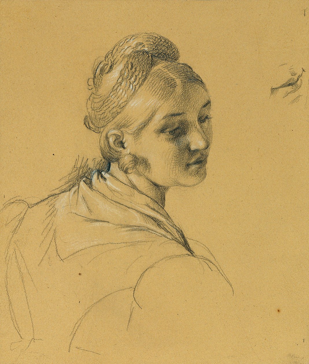 Estudo Feminino sobre a "Entrada após a Paz de Paris" de Johann Peter Krafft