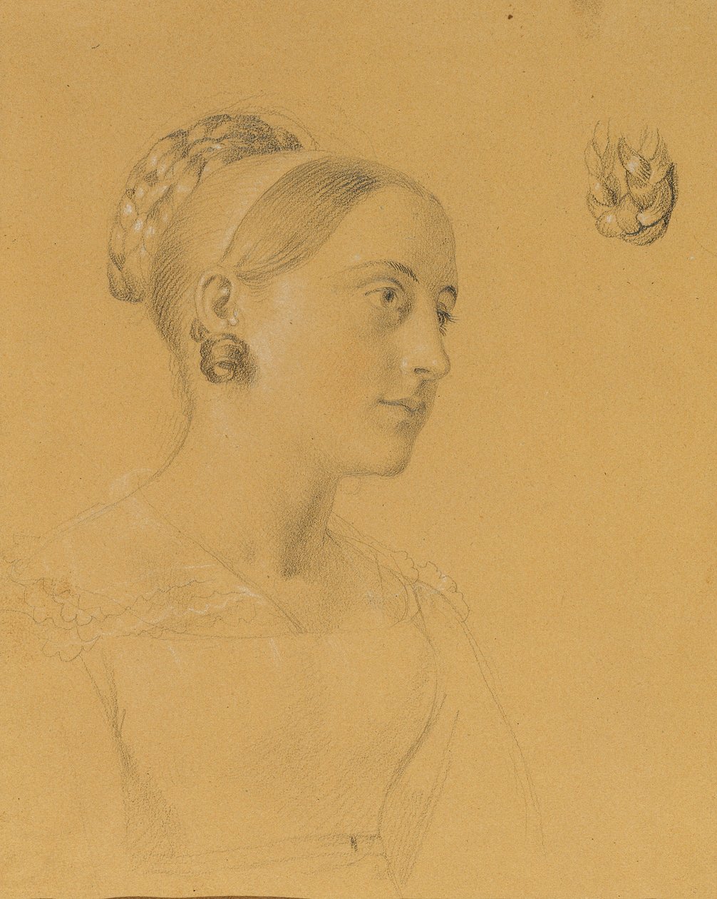 Estudo Feminino sobre a "Entrada após a Paz de Paris de Johann Peter Krafft