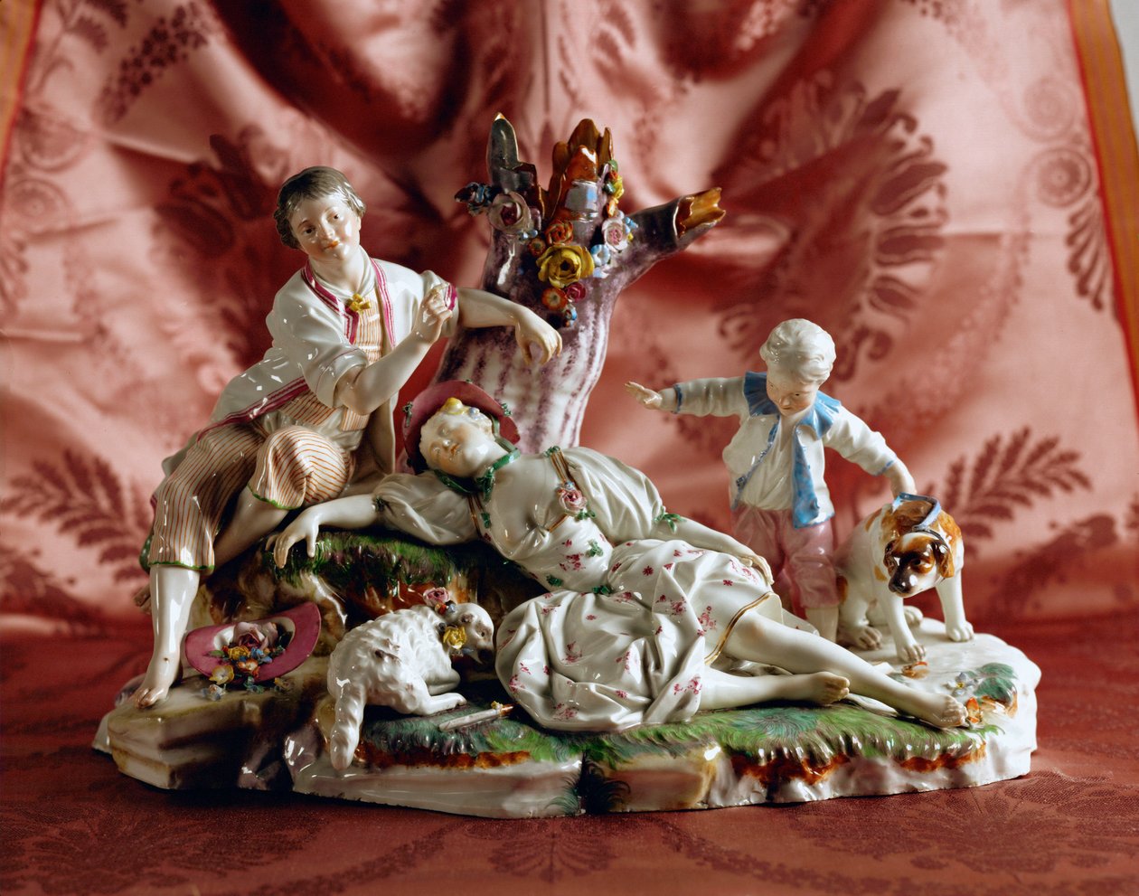 O sono da pastora Hoechst Fabrico de Johann Peter Melchior