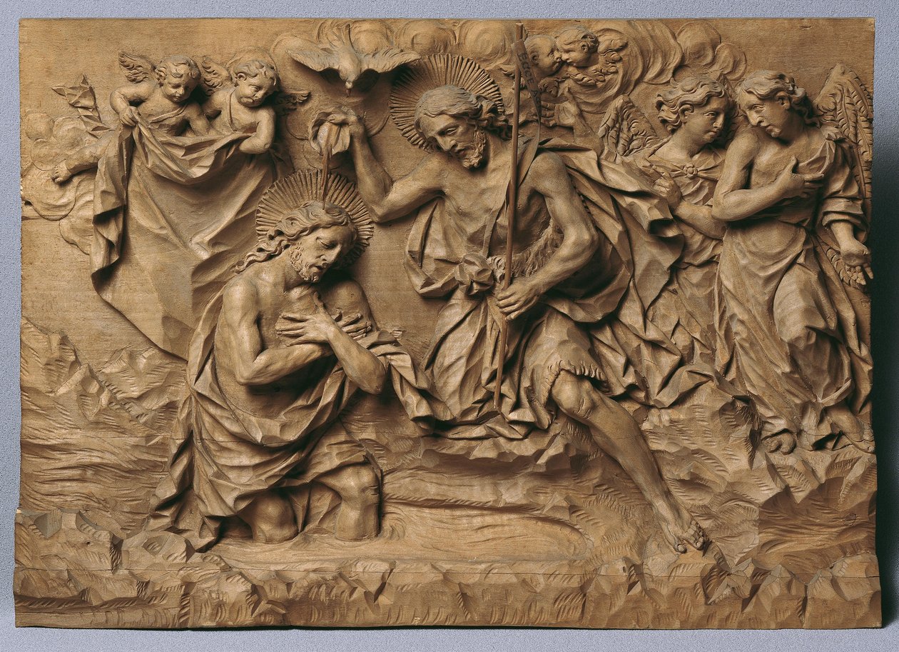 Batismo de Cristo de Johann Peter Schwanthaler der Ältere