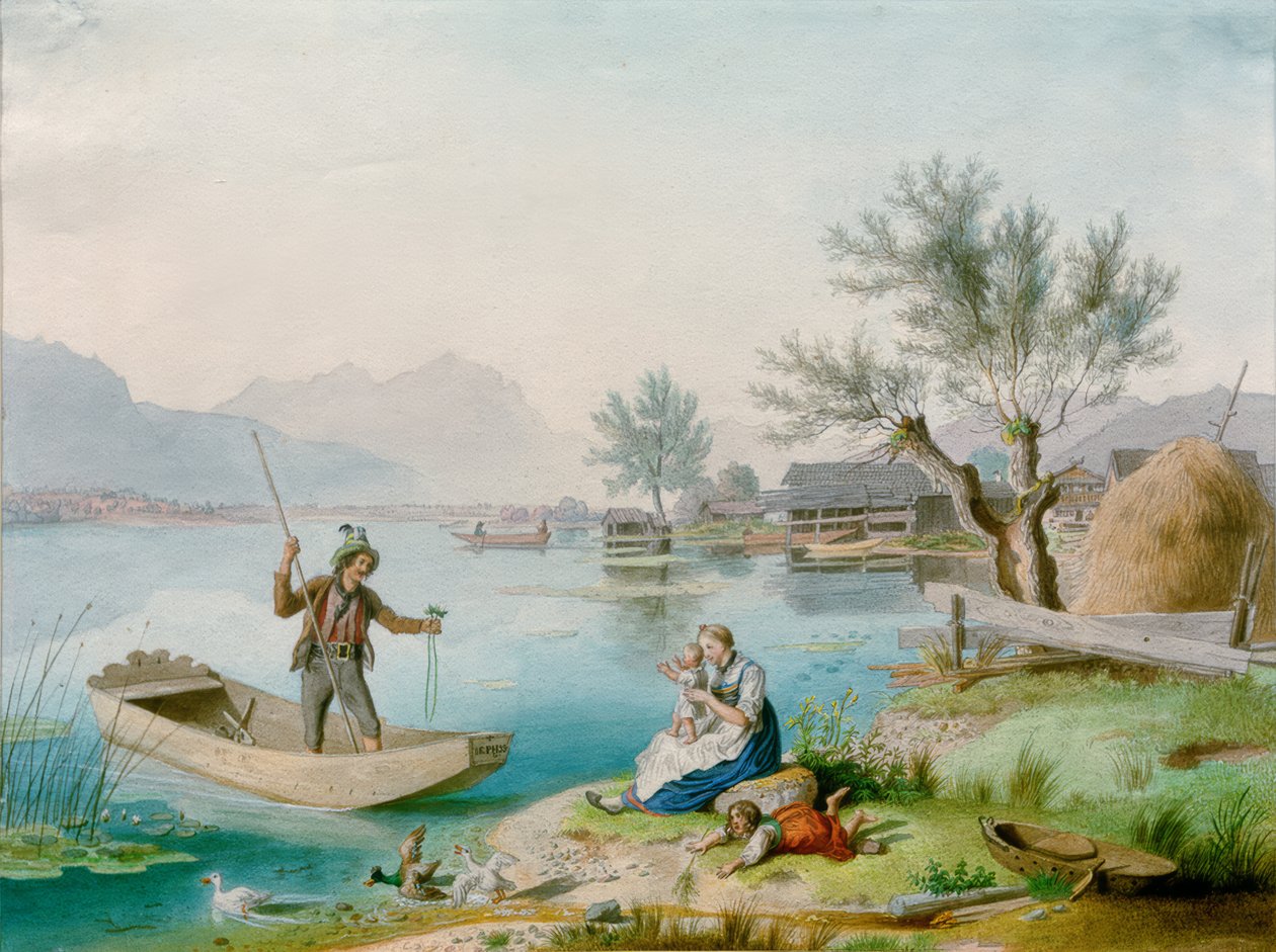 paisagem de Johann Philipp Heinel