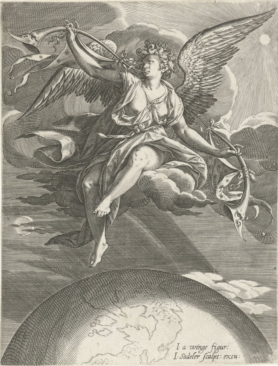 Alegoria da Fama de Johann Sadeler (I)