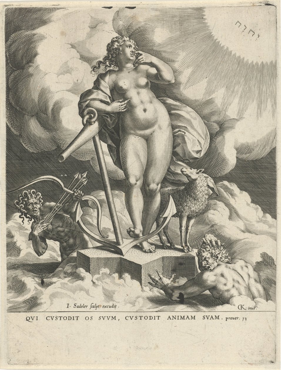 Alegoria da Esperança de Johann Sadeler (I)