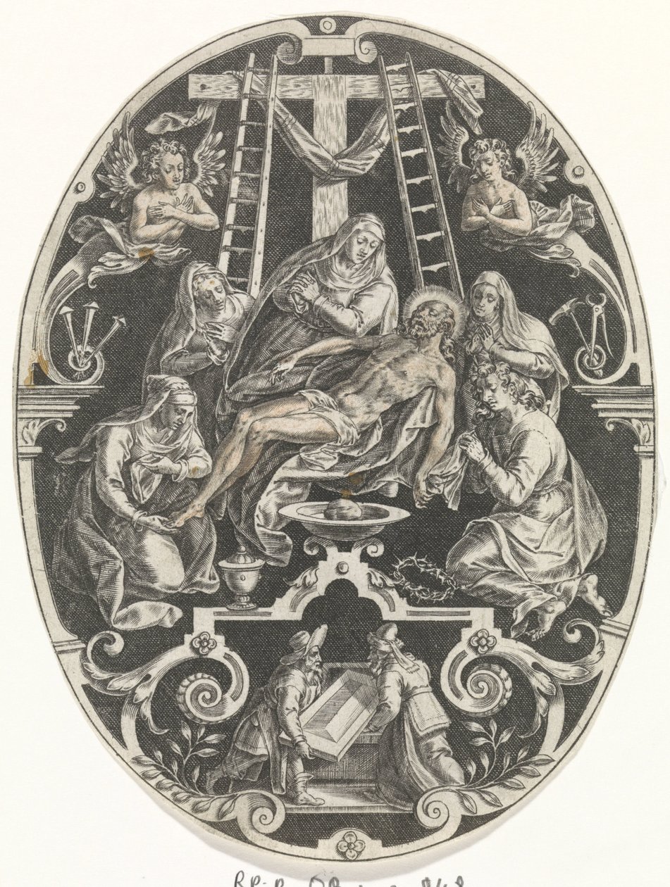 Lamentação de Cristo
Paixão de Cristo (título da série)
Passio verbigenae quae nostra redemptio Christi (título da série) de Johann Sadeler (I)