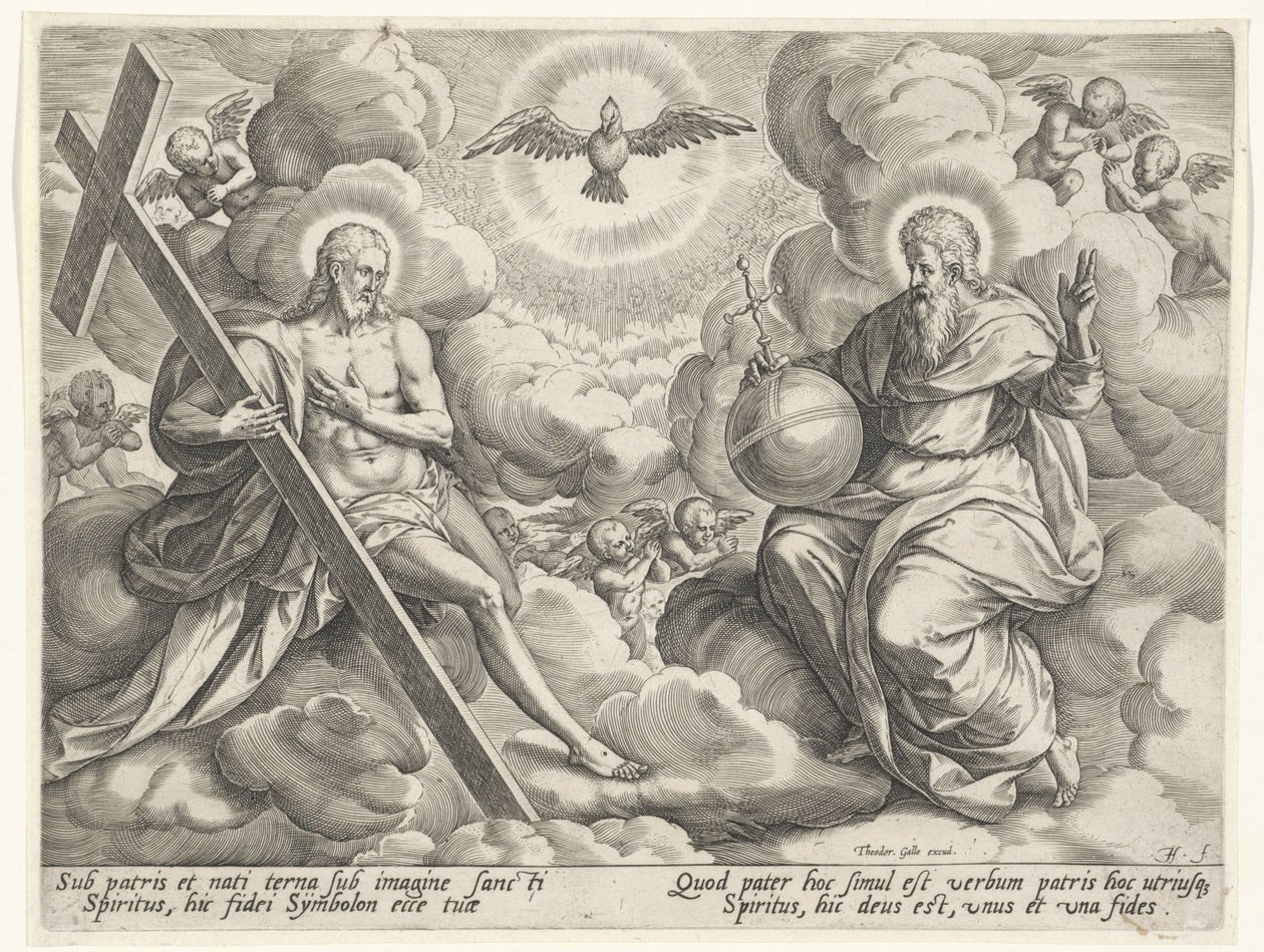 A Santíssima Trindade nas nuvens de Johann Sadeler (I)