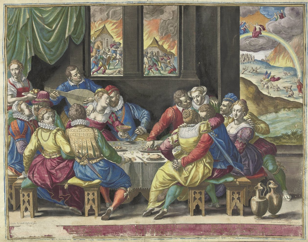 A humanidade à espera do Juízo Final
Ita erit et adventus filii hominis (título sobre o objecto) de Johann Sadeler (I)