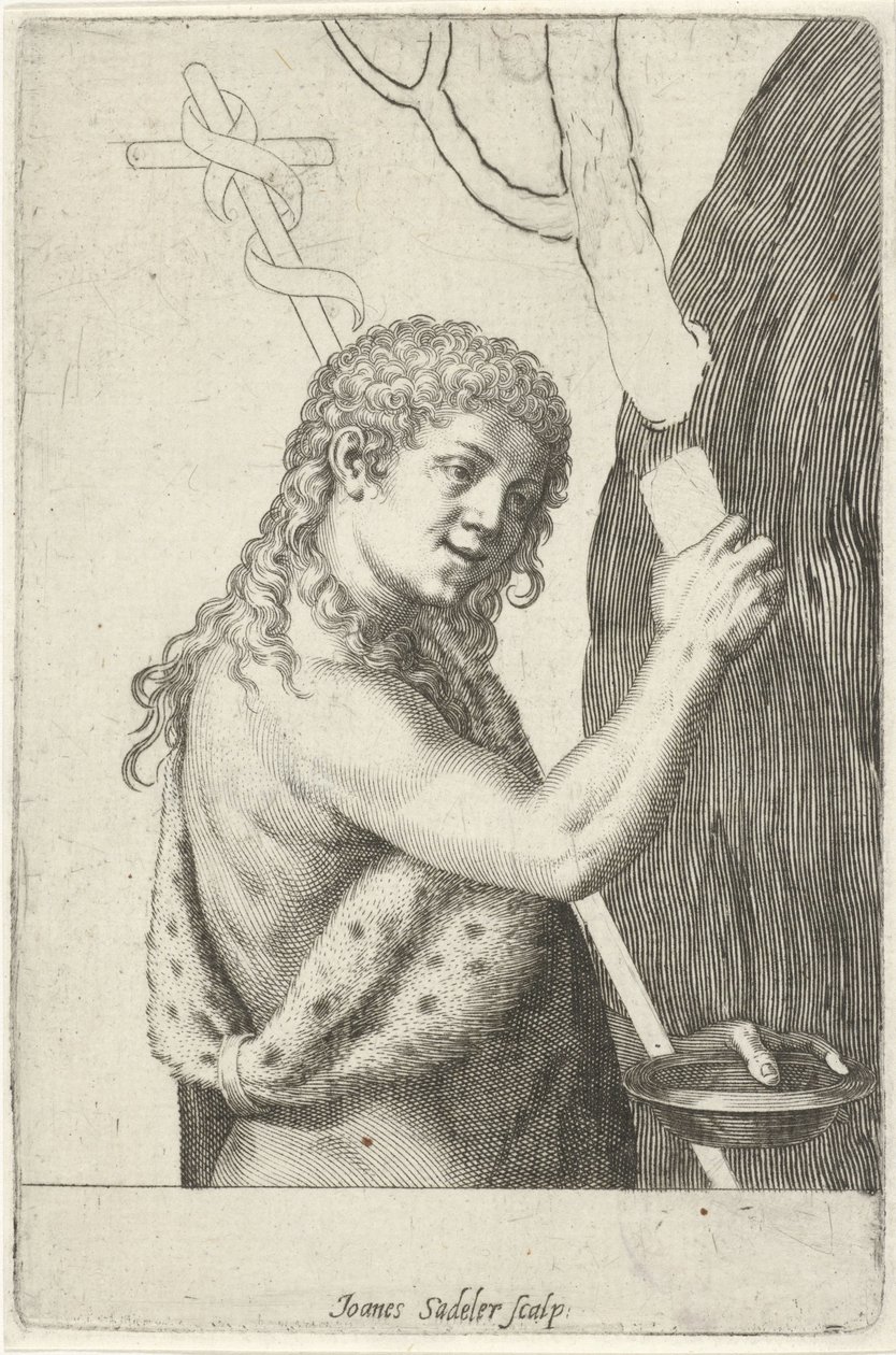 João Baptista em criança de Johann Sadeler (I)