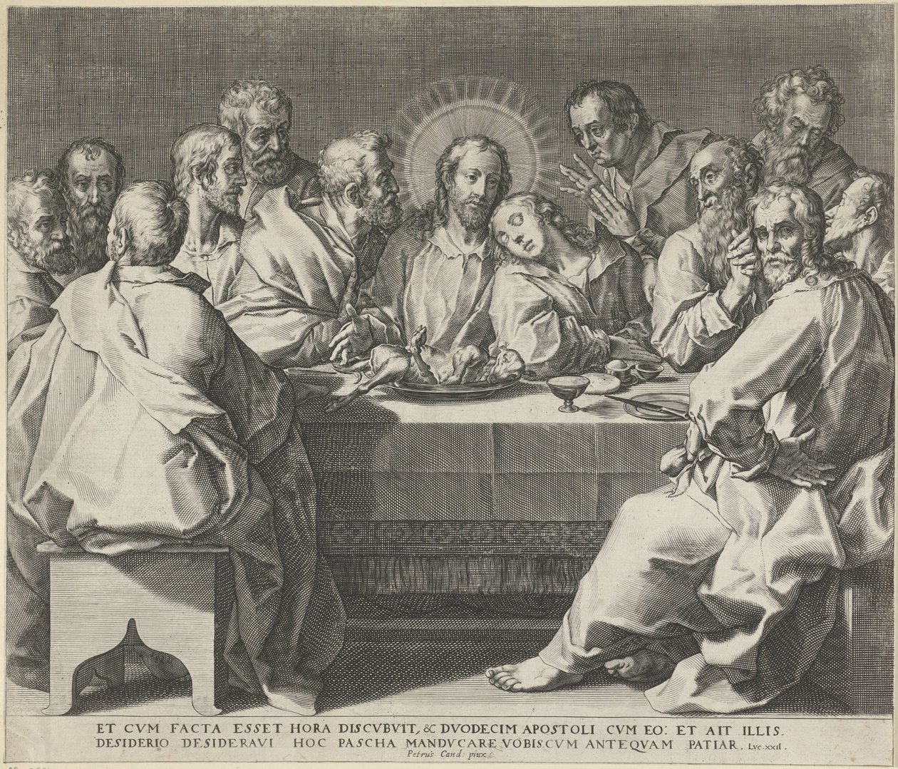 Última Ceia de Johann Sadeler (I)