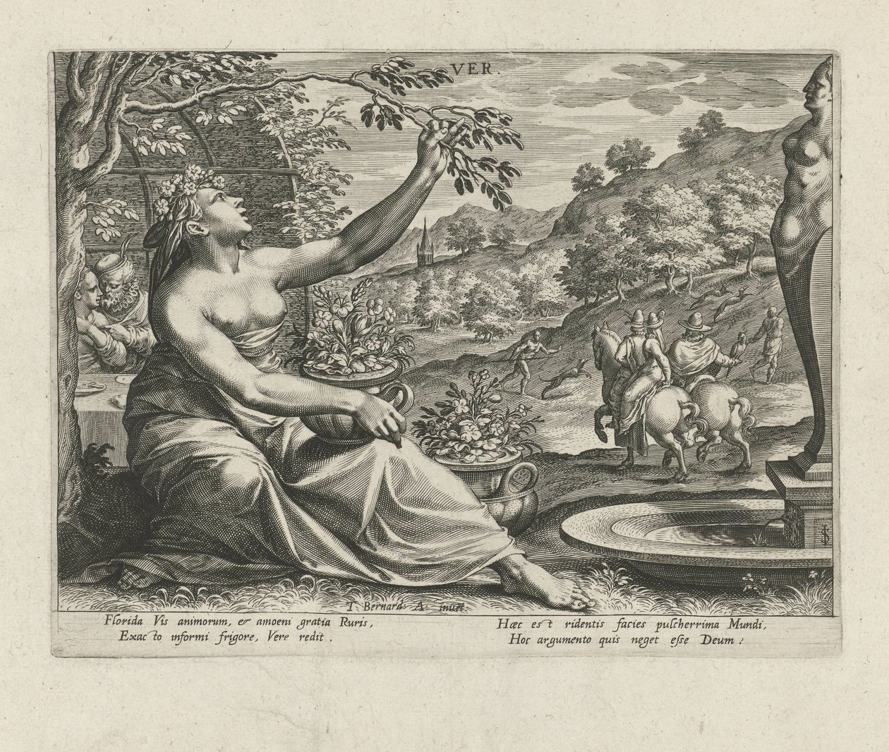 Primavera
Longe (título sobre o objecto)
As quatro estações (título da série) de Johann Sadeler (I)