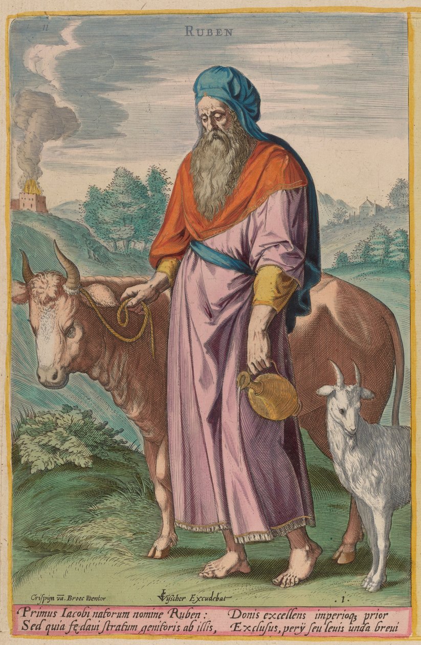 Ruben, c. 1585. de Johann Sadeler I