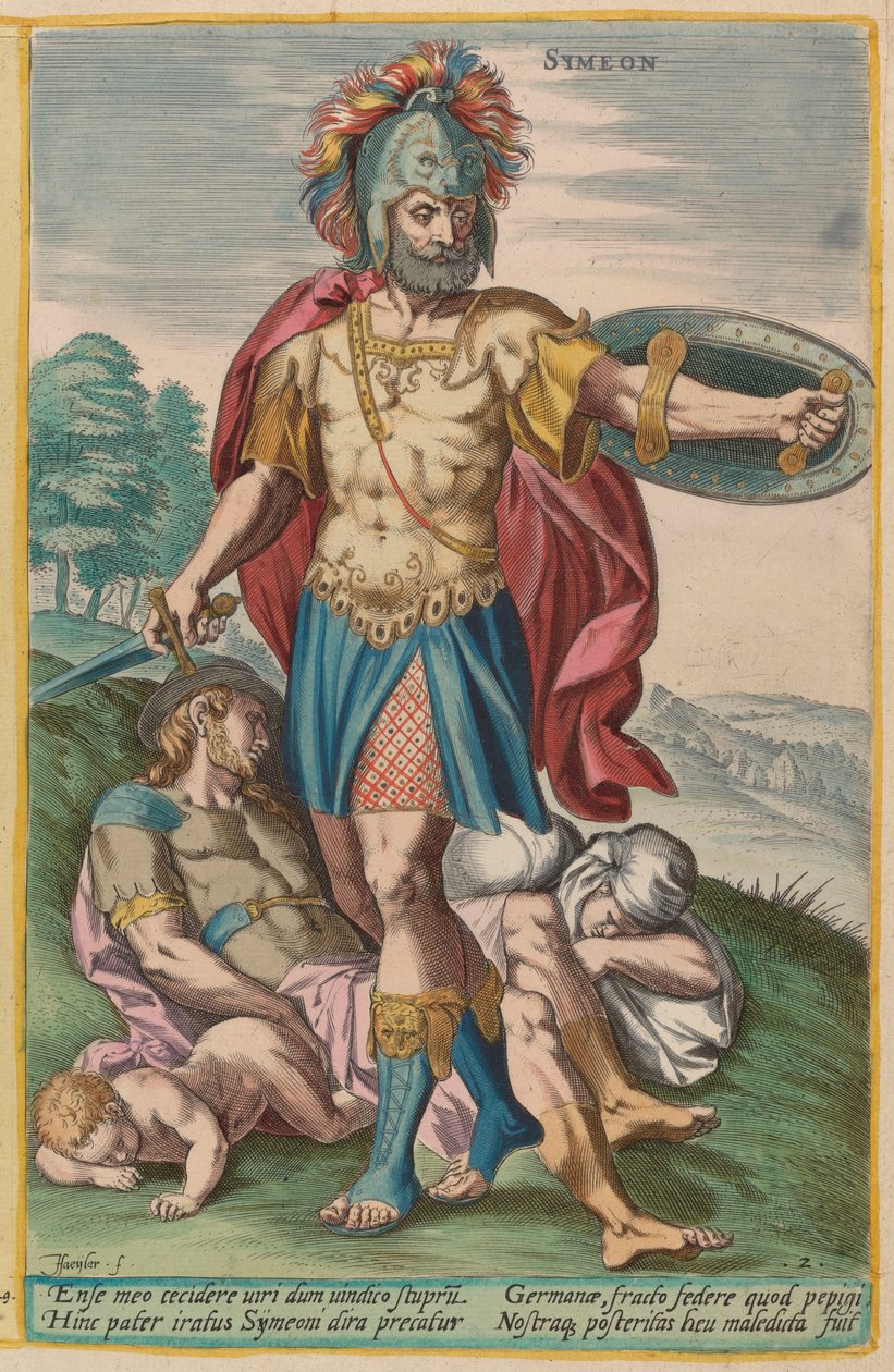 Simeon, c. 1585. de Johann Sadeler I