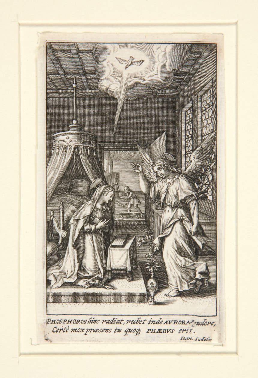 A Anunciação de Johann Sadeler I