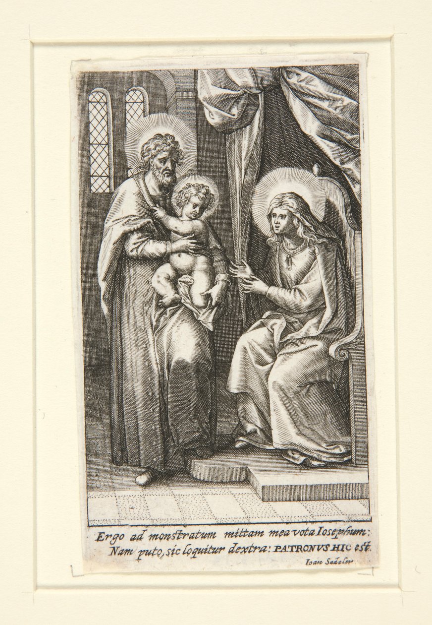 A Sagrada Família de Johann Sadeler I