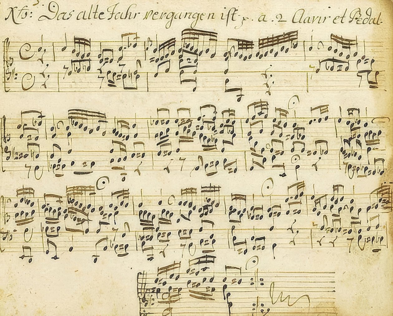 Prelúdio de Corais de Órgãos. Do livreto de órgãos. 1713-1716 de Johann Sebastian Bach