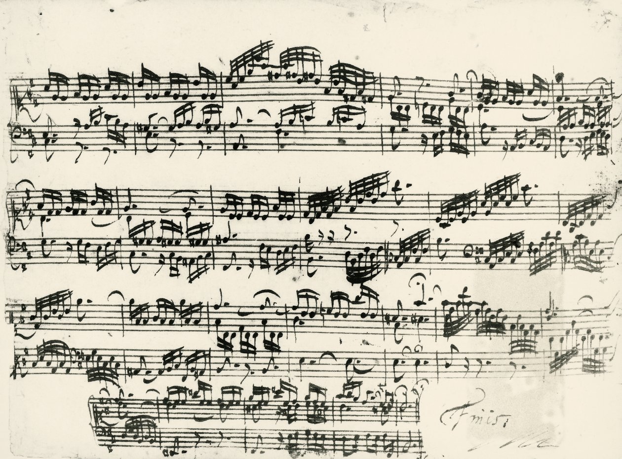 Pontuação para 15 Invenções BWV 772-801, contrapuntal de 2 partes por Johann Sebastian Bach (1685-1750) de Johann Sebastian Bach