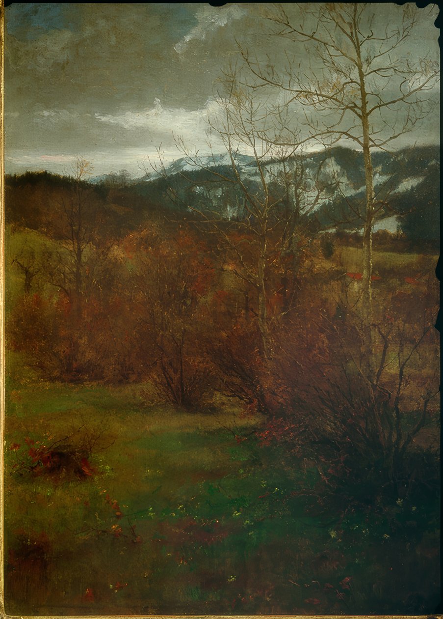Início da Primavera no sopé dos Alpes de Johann Sperl