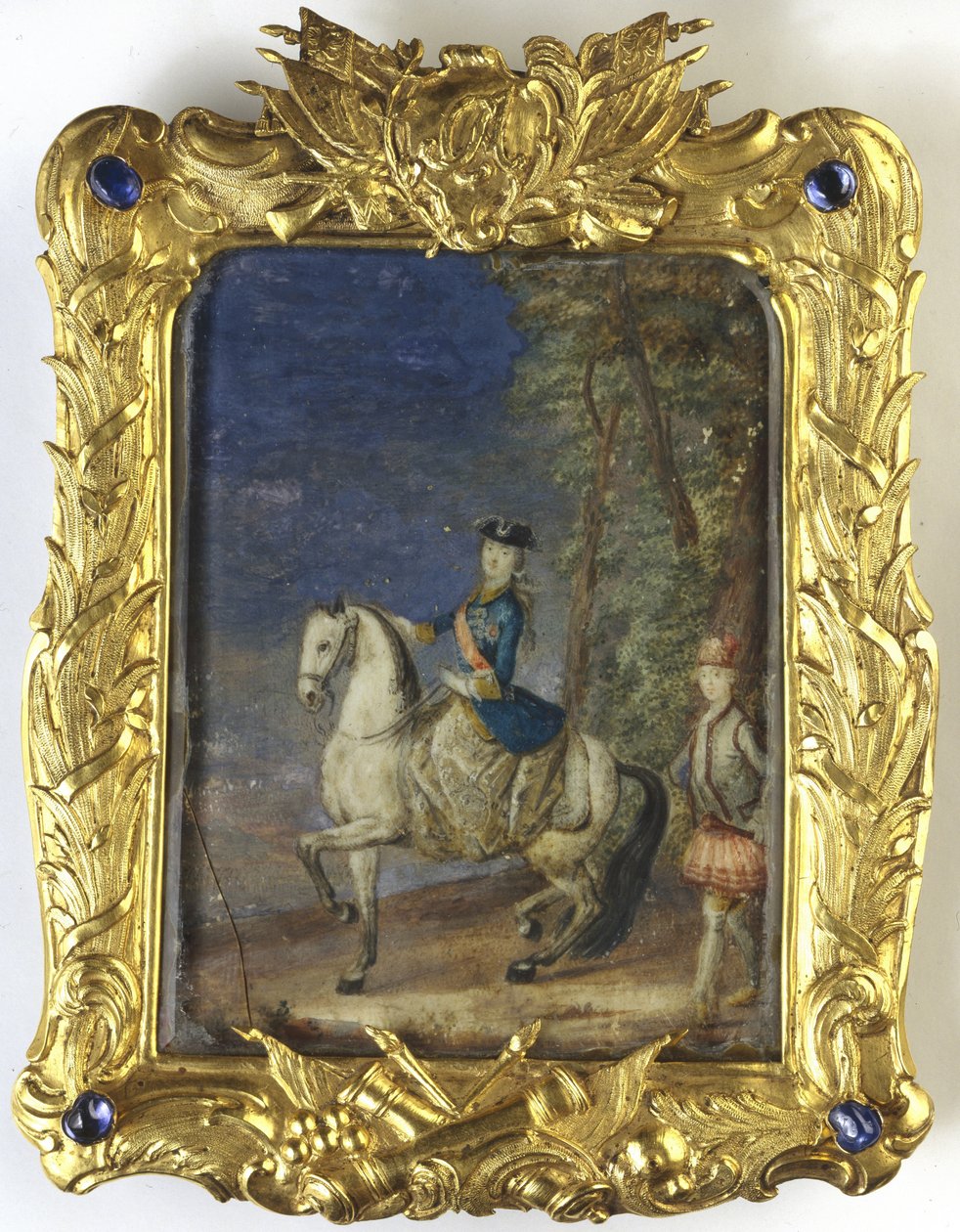 Retrato Equestre da Imperatriz Catarina II 1729-1796 de Johann Stenglin