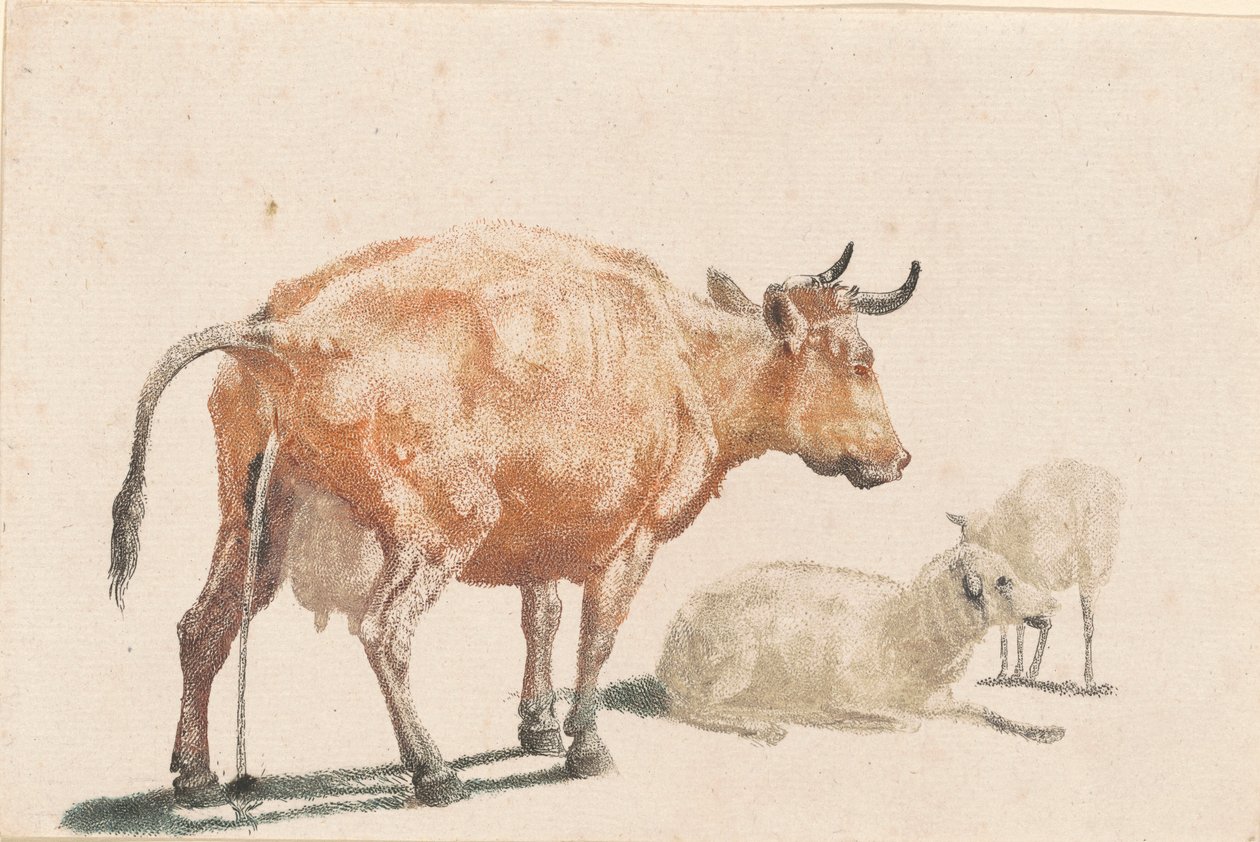 The Pissing Cow, 1690s. de Johann Teyler