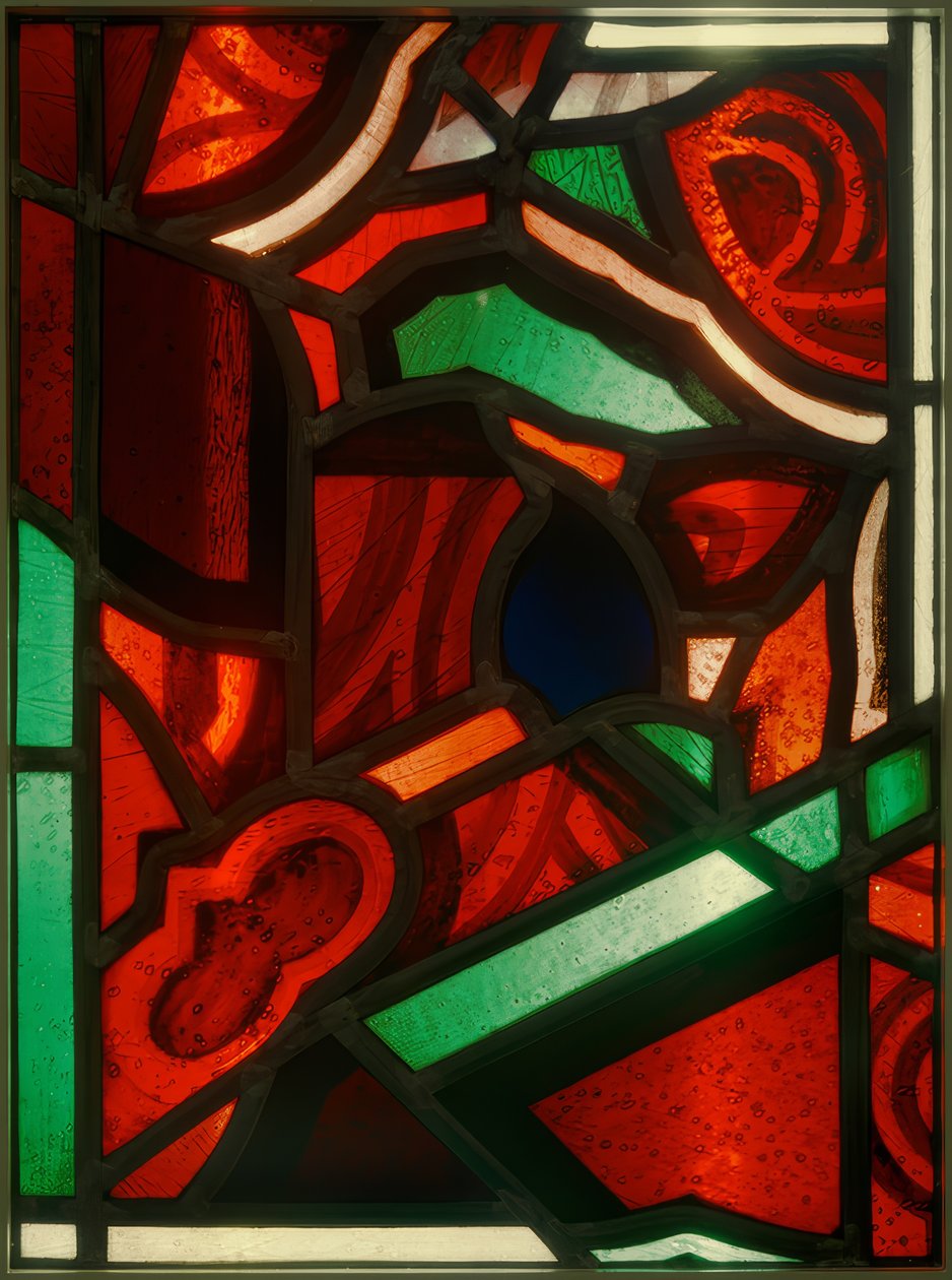 Tela do armário vermelho-verde de Johan Thorn Prikker