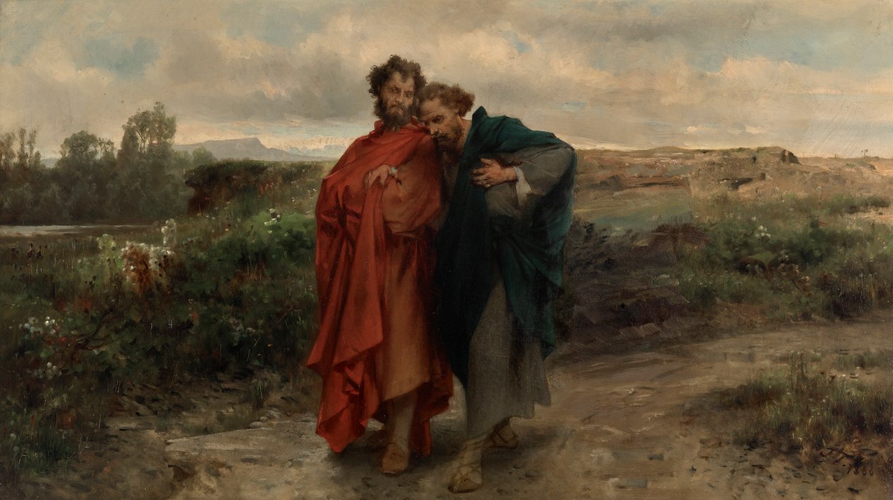 Caminho para Emaús de Johann  Till der Jüngere