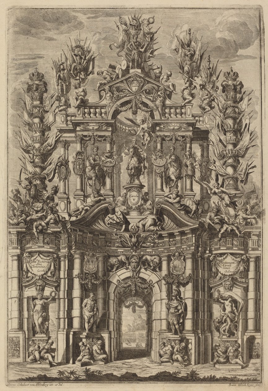 Arco do Triunfo para Carlos V de Johann Ulrich Kraus, after Peter Schubert von Ehrenberg