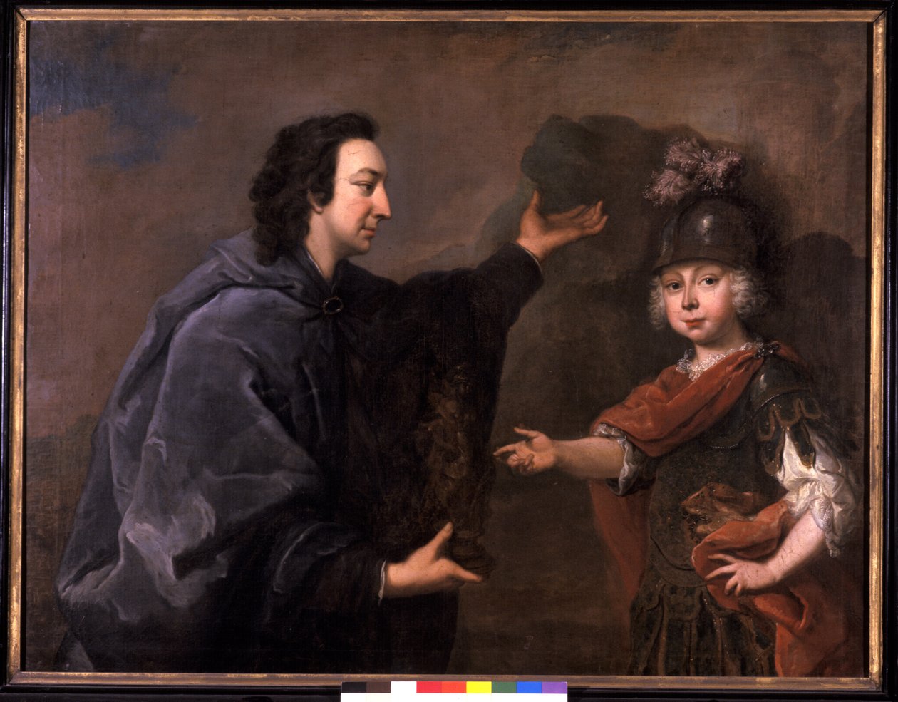 Príncipe hereditário Friedrich III e seu professor Conde Ulrich de Thun de Johann Valentin Tischbein