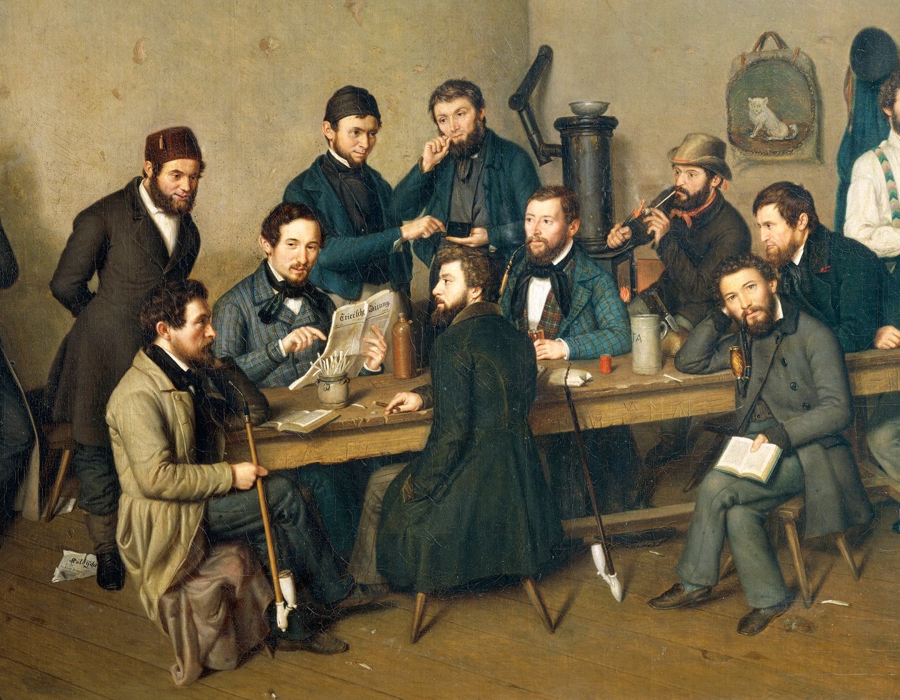 Revolucionários presos em Trier (detalhe, veja 627261) de Johann Velten