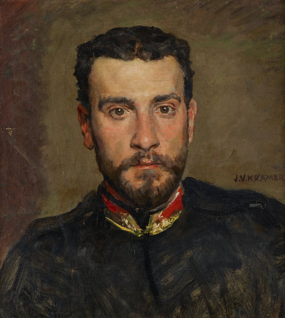 Auto-retrato de Johann Victor Krämer