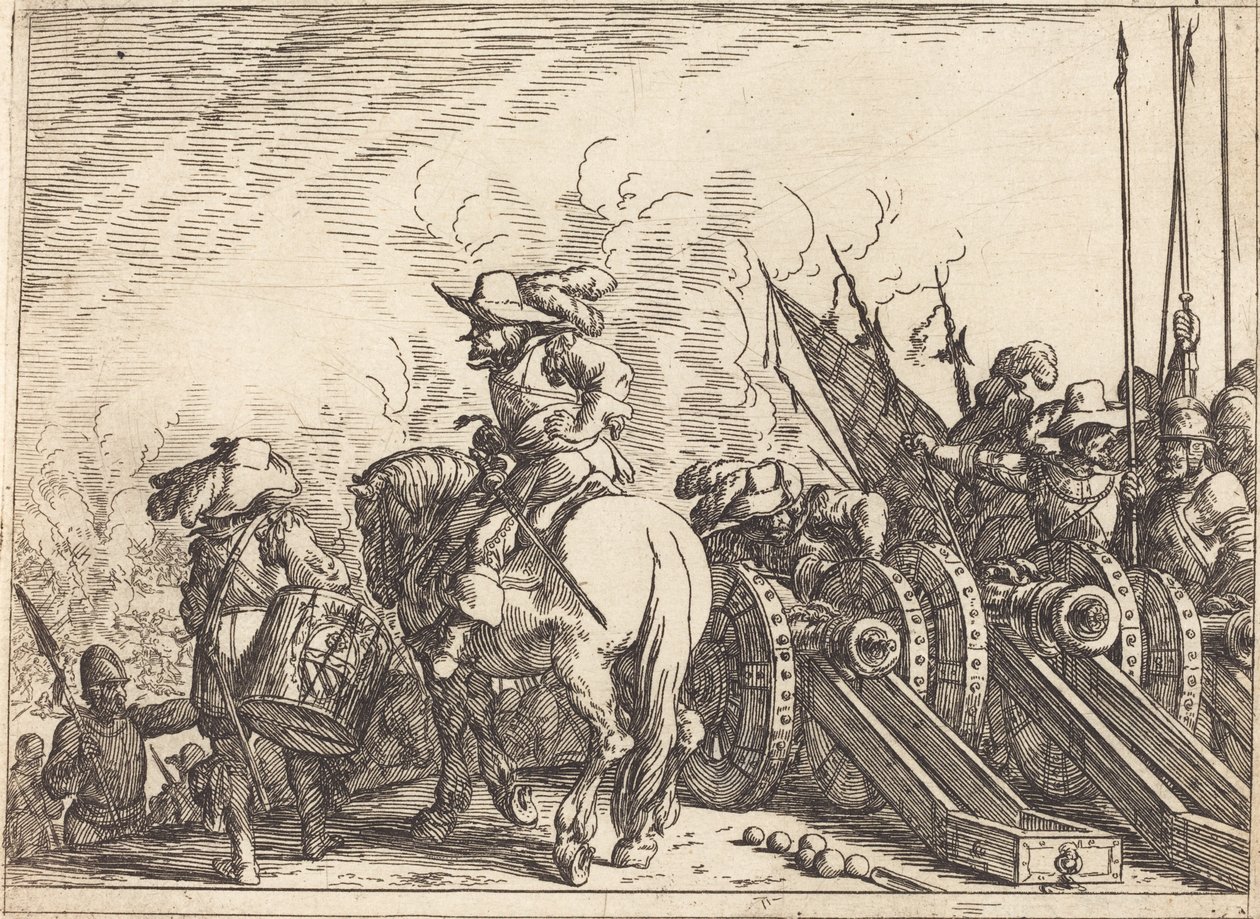 Caprichos de várias batalhas de Johann Wilhelm Baur