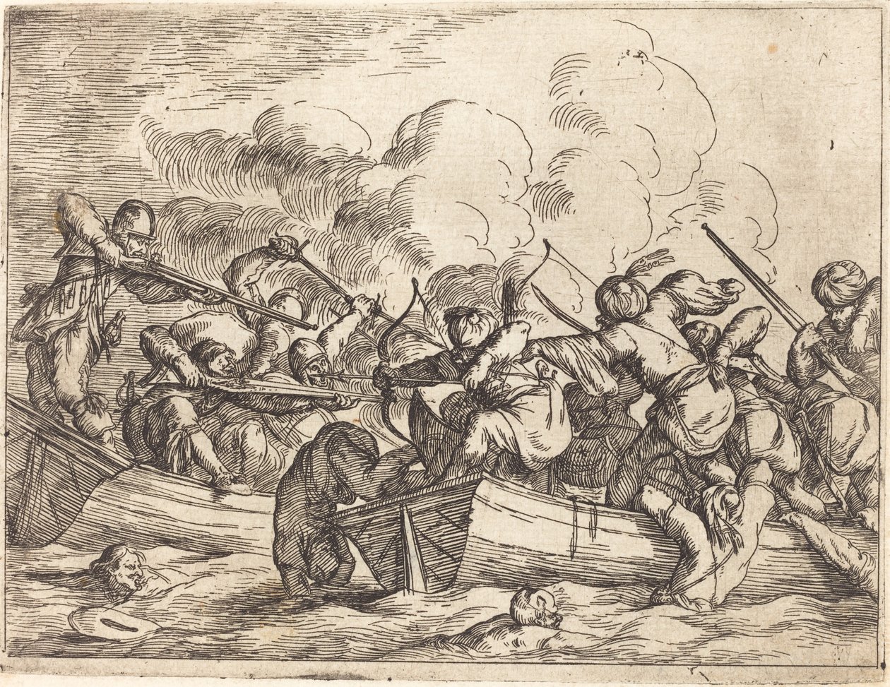 Caprichos de várias batalhas, 1635. de Johann Wilhelm Baur