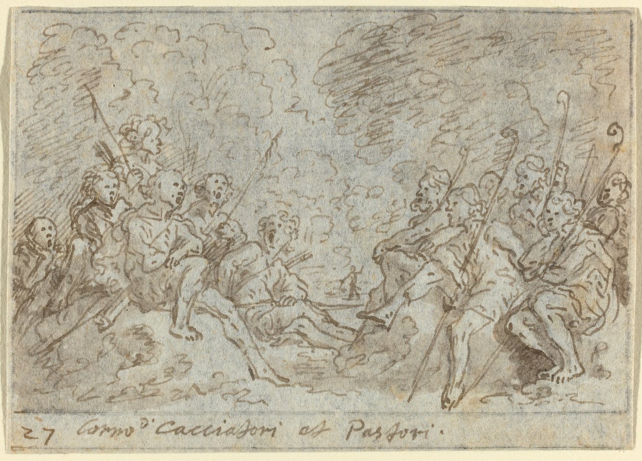 Coro de caçadores e pastores de Johann Wilhelm Baur
