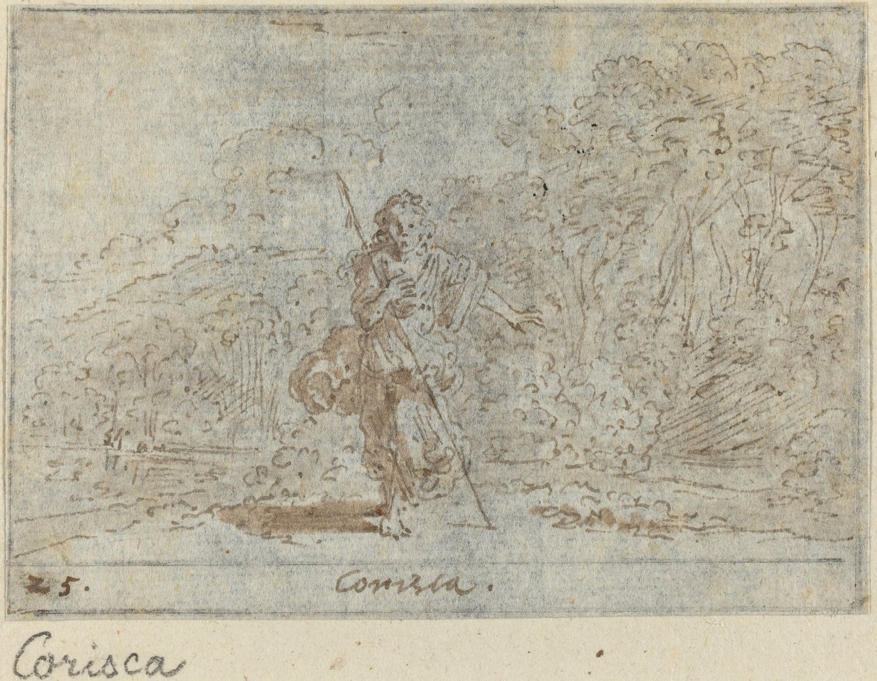 Corisca, 1640. de Johann Wilhelm Baur