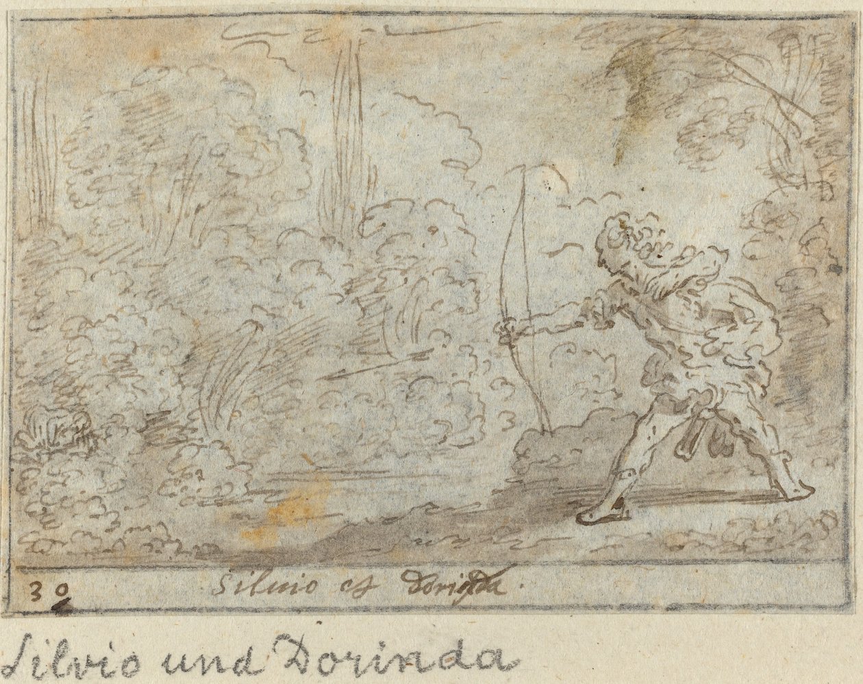 Sílvio e Dorinda de Johann Wilhelm Baur