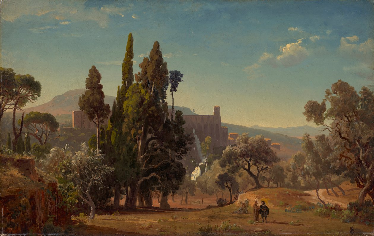 Vista de Tivoli de Johann Wilhelm Schirmer