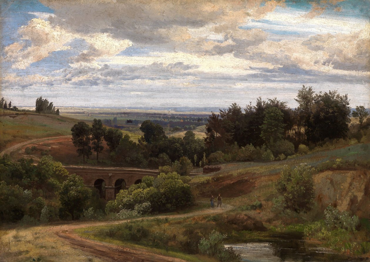 O vale de Melb perto de Bona de Johann Wilhelm Schirmer