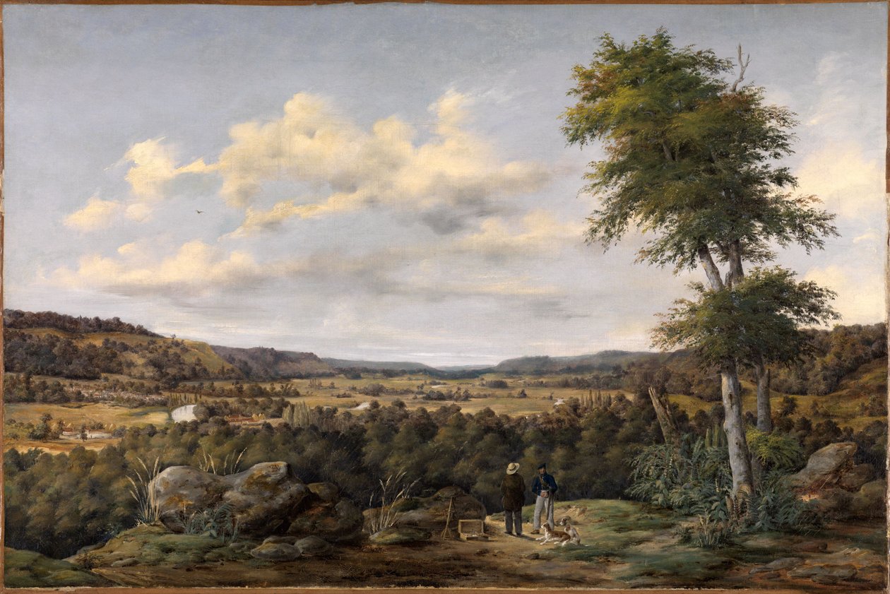 Paisagem na Bélgica de Johann Wilhelm Schirmer