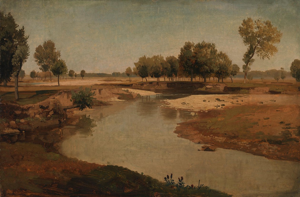 Paisagem rural de Johann Wilhelm Schirmer