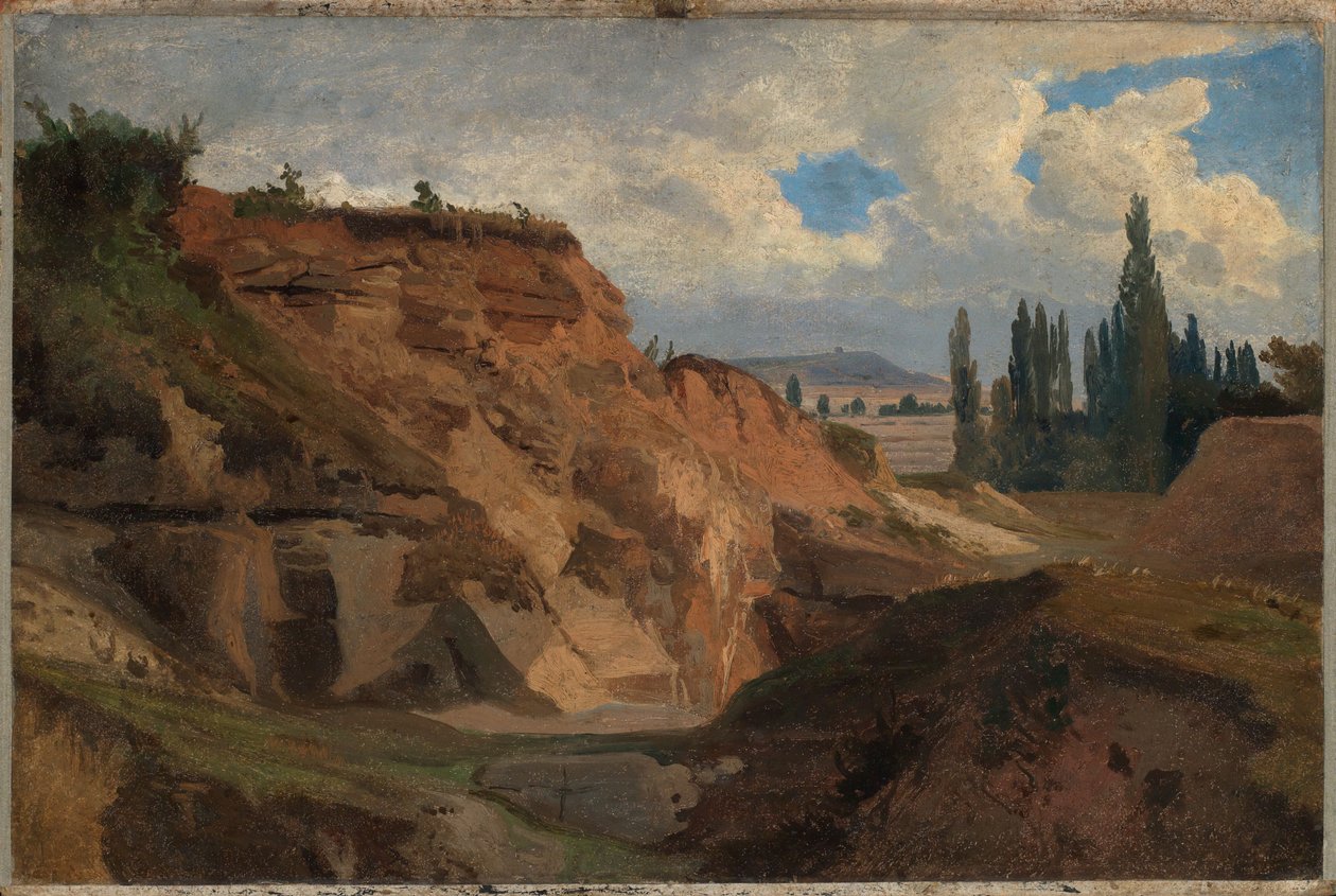 Pedreira no sul de França de Johann Wilhelm Schirmer