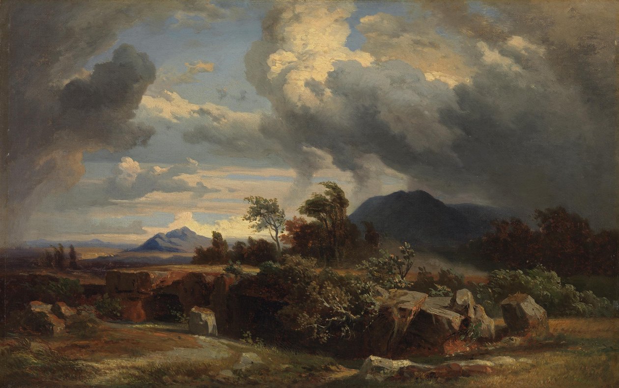 Noite tempestuosa de Johann Wilhelm Schirmer