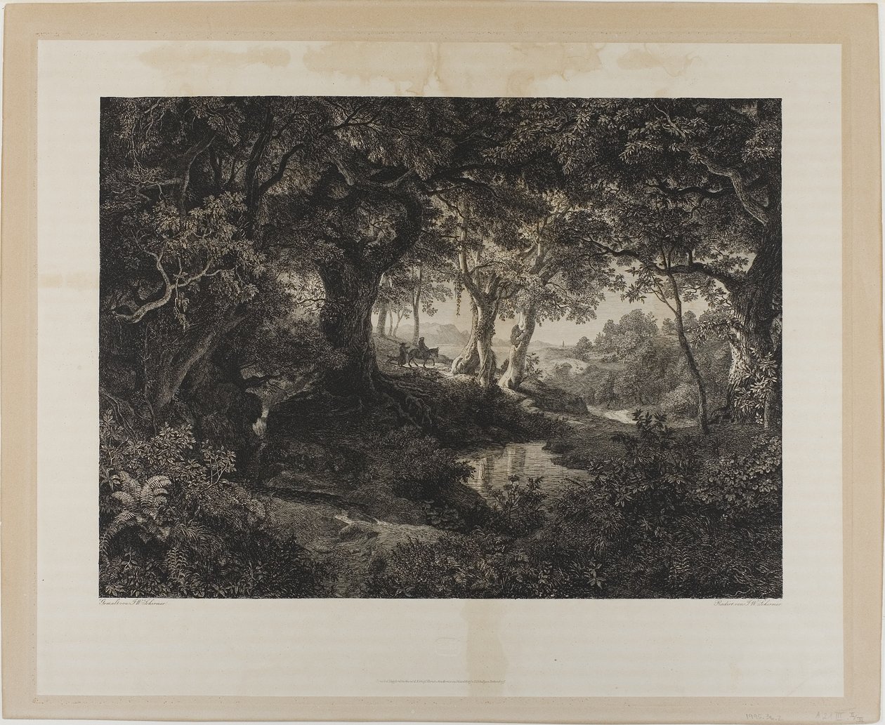 A grande paisagem italiana de Johann Wilhelm Schirmer