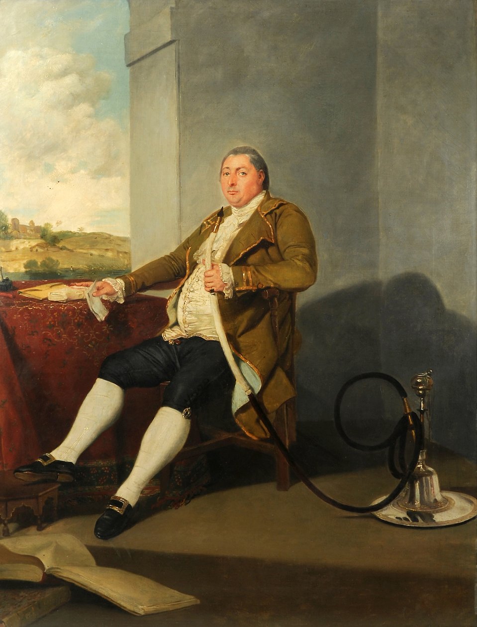 James Graham do Barrock Park e Rickerby, 1786 de Johan Joseph Zoffany