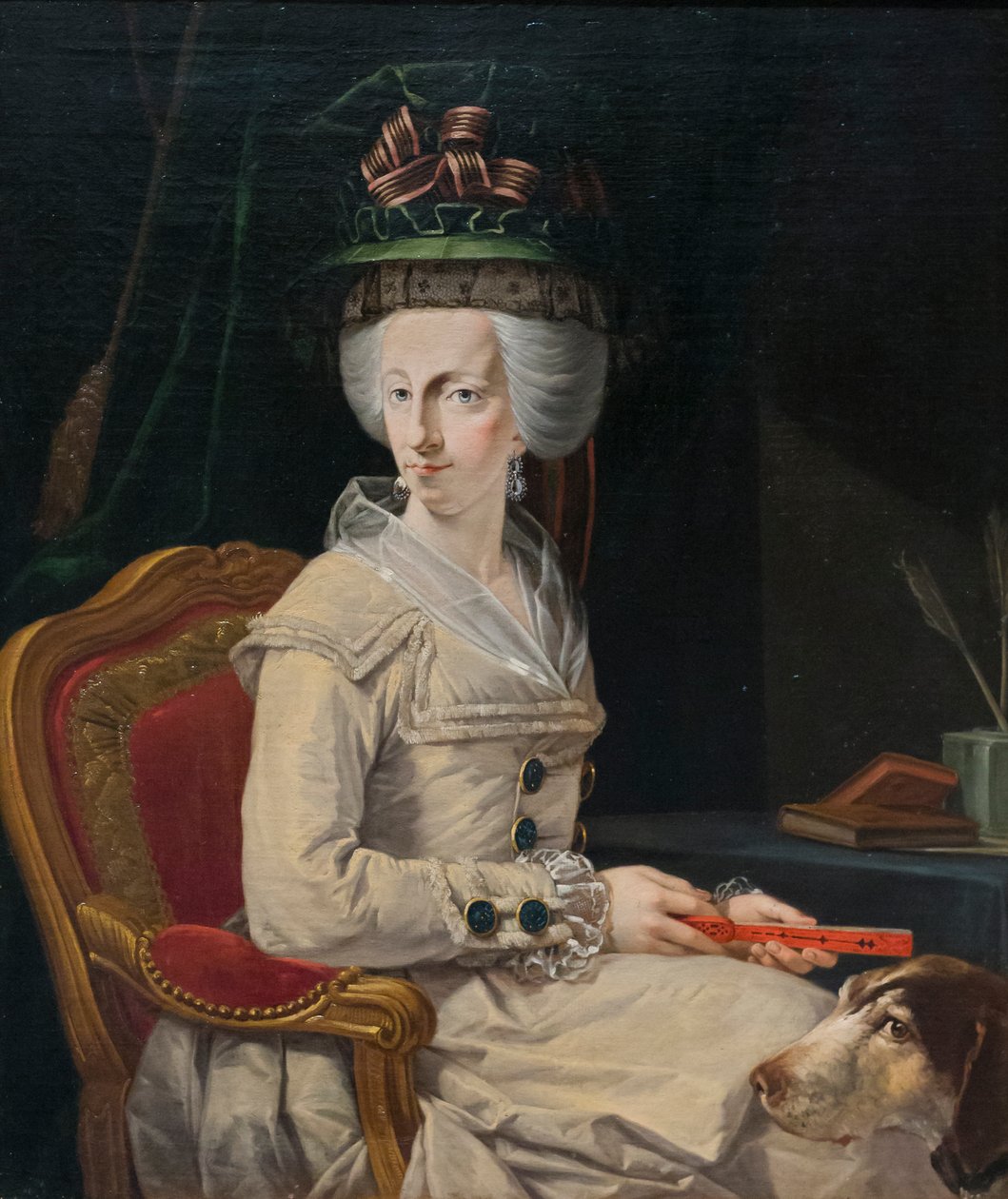 Maria Amália da Áustria, c.1778-79 (óleo sobre tela) de Johann Zoffany