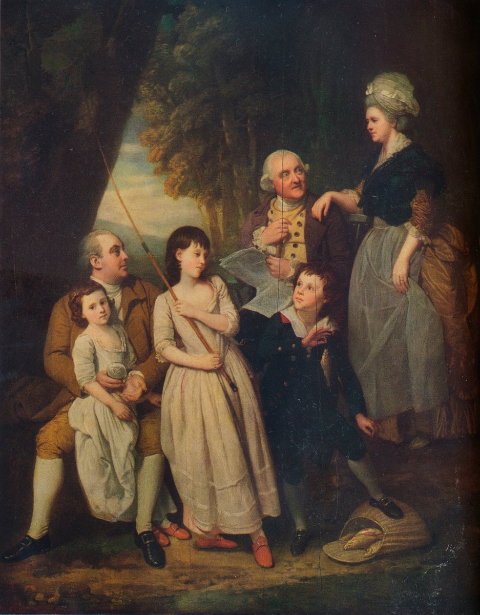 Sr. e Sra. Burke de Carshalton, século c18th, 1917 de Johan Joseph Zoffany