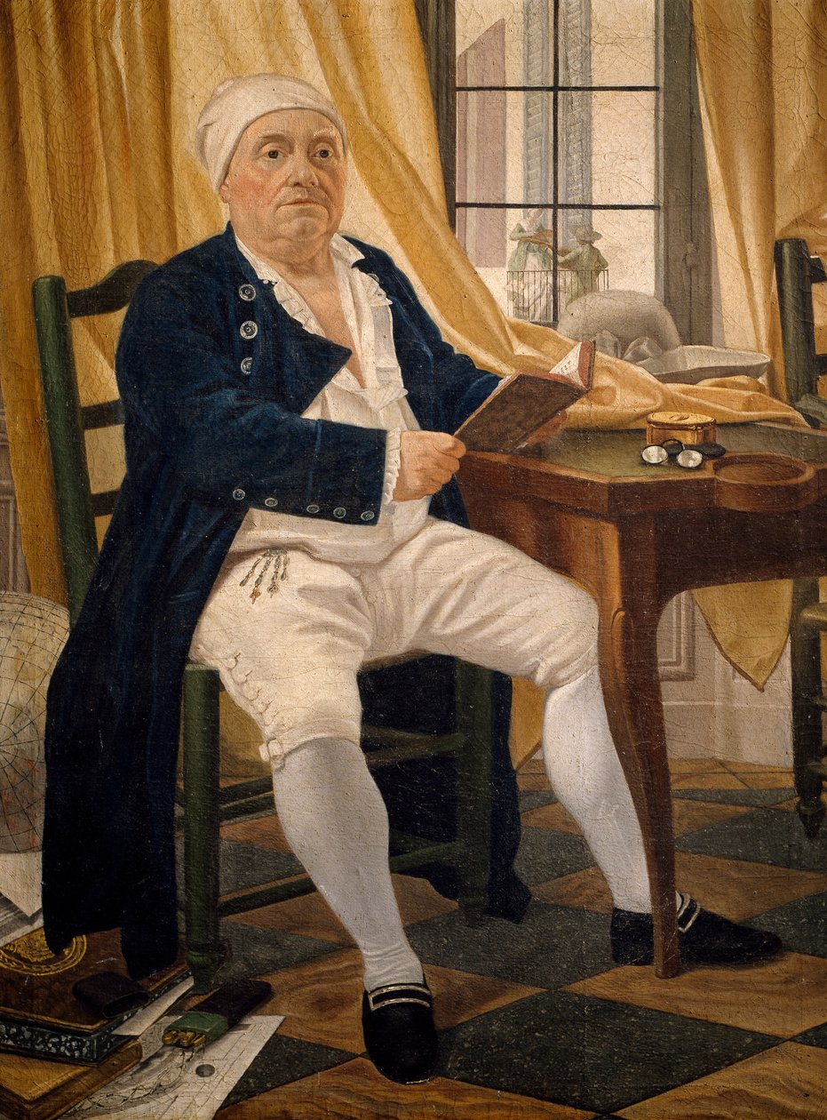 Retrato de Ennemond Alexandre Petitot , de Johann Zoffany (1733-1813) de Johann Zoffany